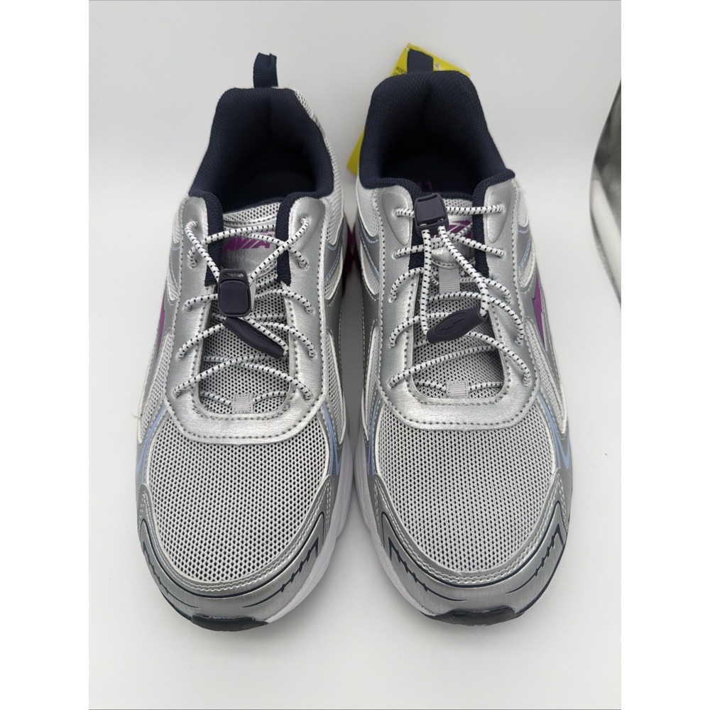 Avia Womens Shoes Sneaker Lace Up Athletics US SIZES 11 Wide Width Silver